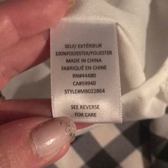 Fourteenth Place high low gingham plaid Skirt S - Picture 7 of 7